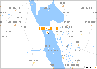 map of Taka Lafia