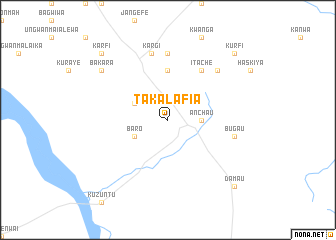 map of Takalafia
