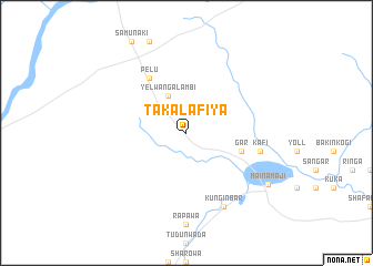 map of Takalafiya