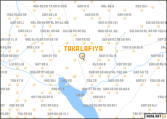 map of Taka Lafiya