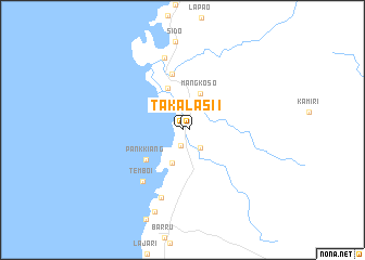 map of Takalasi