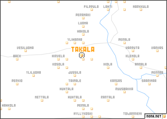 map of Takala