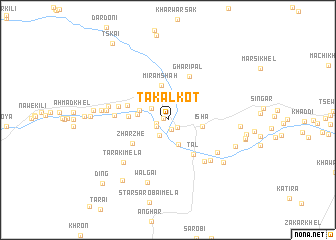 map of Takal Kot