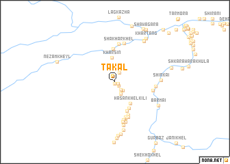 map of Takal