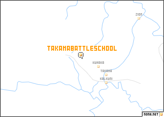 map of Takama Battle School