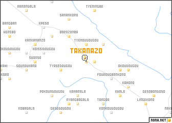 map of Takanazo