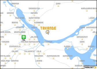 map of Takande