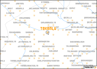 map of Takānlū