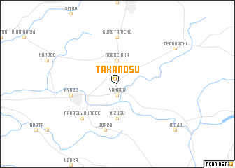 map of Takanosu