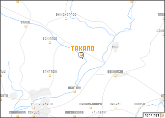 map of Takano