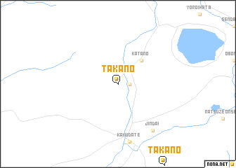 map of Takano