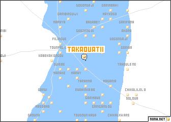 map of Takaouat II