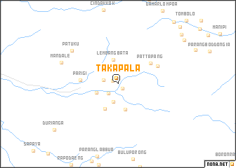 map of Takapala