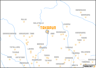 map of Takapun