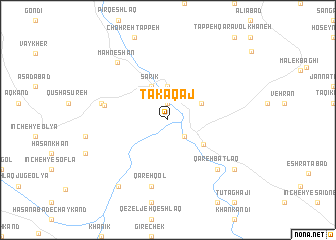 map of Tak Āqāj