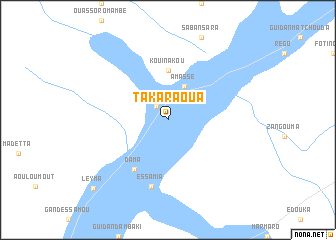 map of Takaraoua