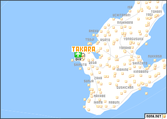 map of Takara