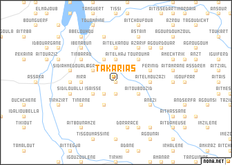 map of Takarias