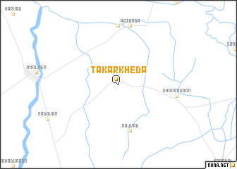 map of Tākarkheda