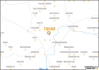 map of Takar
