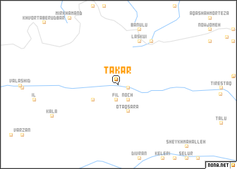 map of Tākar