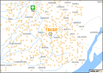 map of Takār