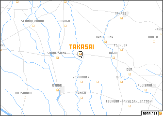 map of Takasai