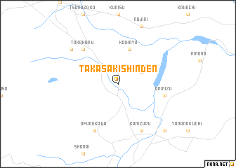 map of Takasaki-shinden