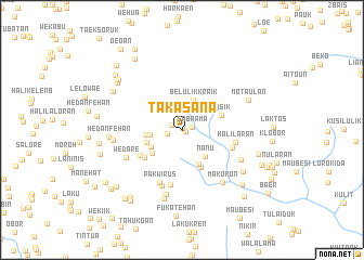 map of Takasana