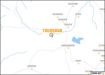 map of Takasawa