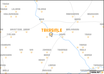 map of Takasinlé