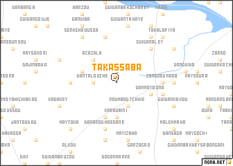 map of Takassaba