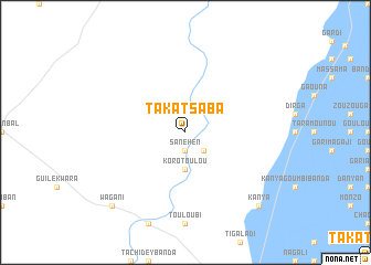 map of Takatsaba