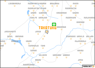 map of Takatuku