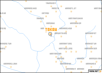 map of Ta-kaw