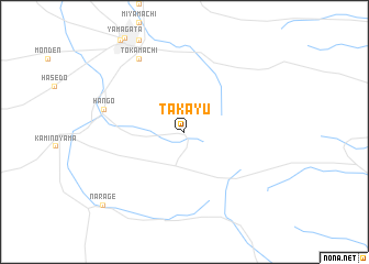 map of Takayu