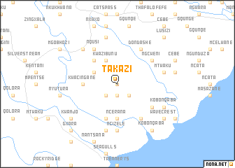 map of Takazi