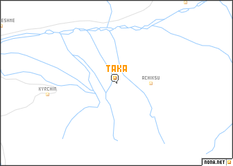 map of Taka
