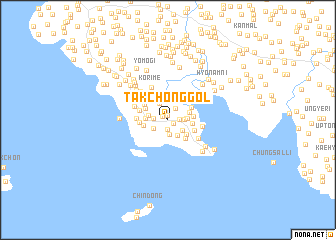 map of Takchŏng-gol