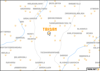 map of Tak Dām