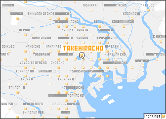 map of Takehirachō