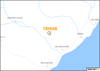 map of Takema