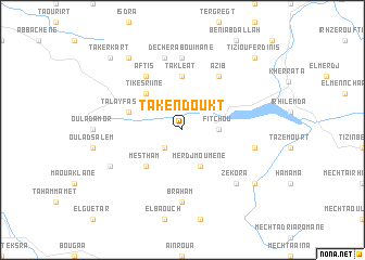 map of Takendoukt