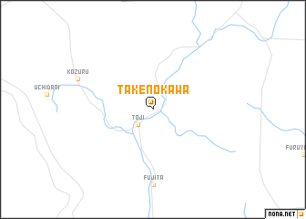 map of Takenokawa