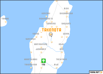 map of Takenota