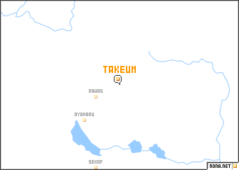 map of Takeum