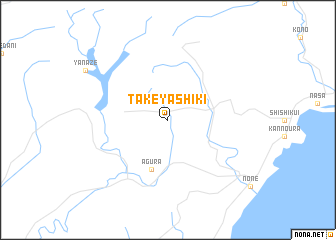 map of Takeyashiki