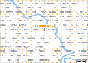 map of Takhalpur