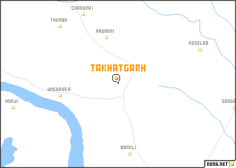 map of Takhatgarh