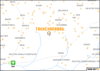 map of Takhcharābād